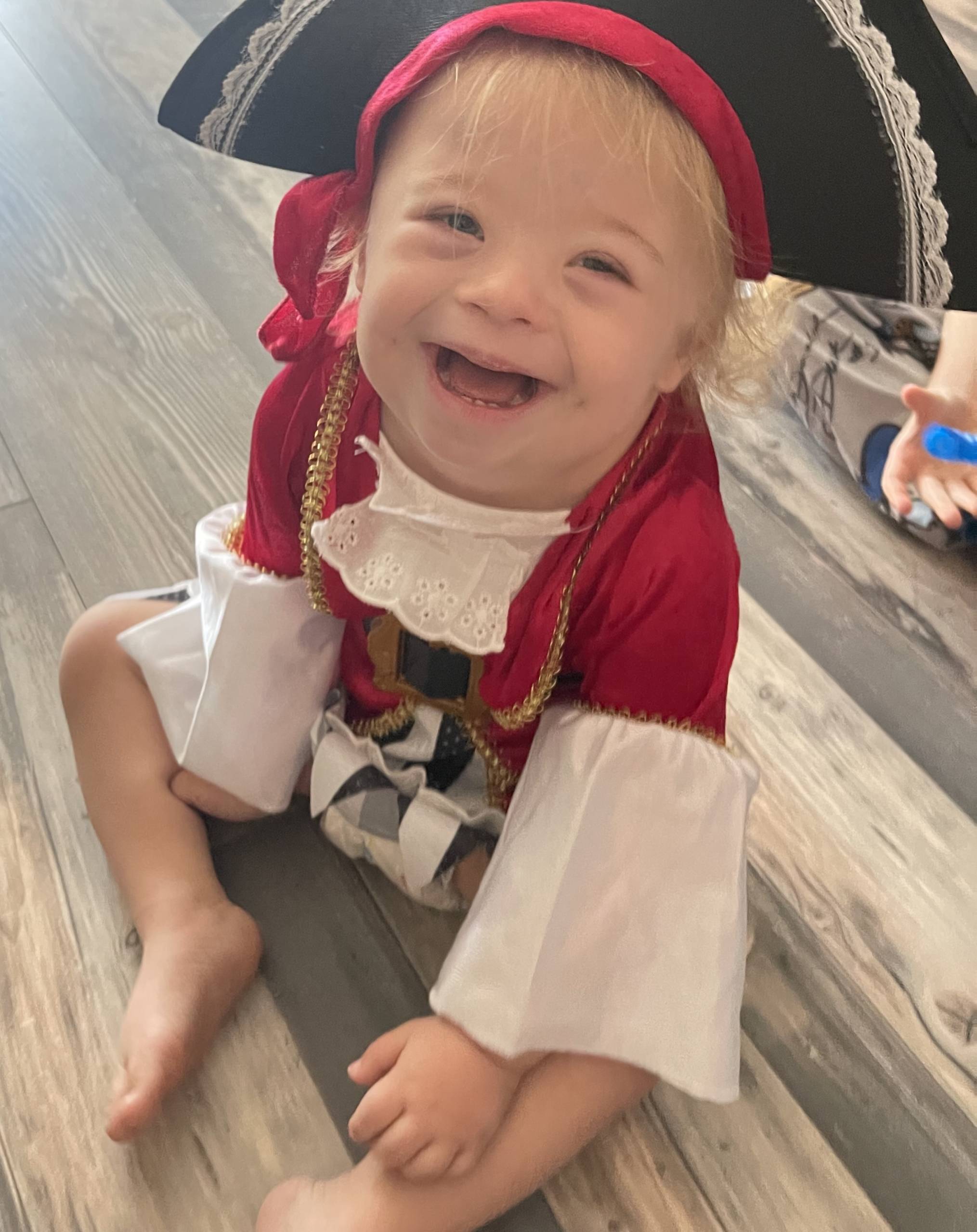 Fr. Stephen's niece is welcome at church.